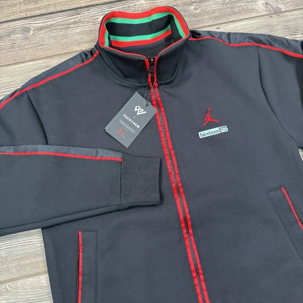 Nike Air Jordan Why Not x Facetasm Collab Track Jacket DC4638-010 Men's Size‎ S